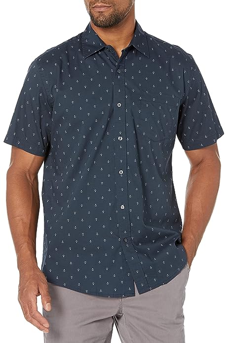 Men's Regular-Fit Short-Sleeve Print Shirt