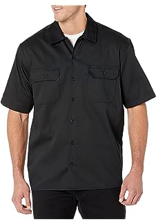 Men''s Short-Sleeve Stain and Wrinkle-Resistant Work Shirt