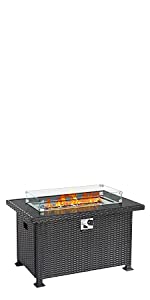 Gas Fire Pit Table 