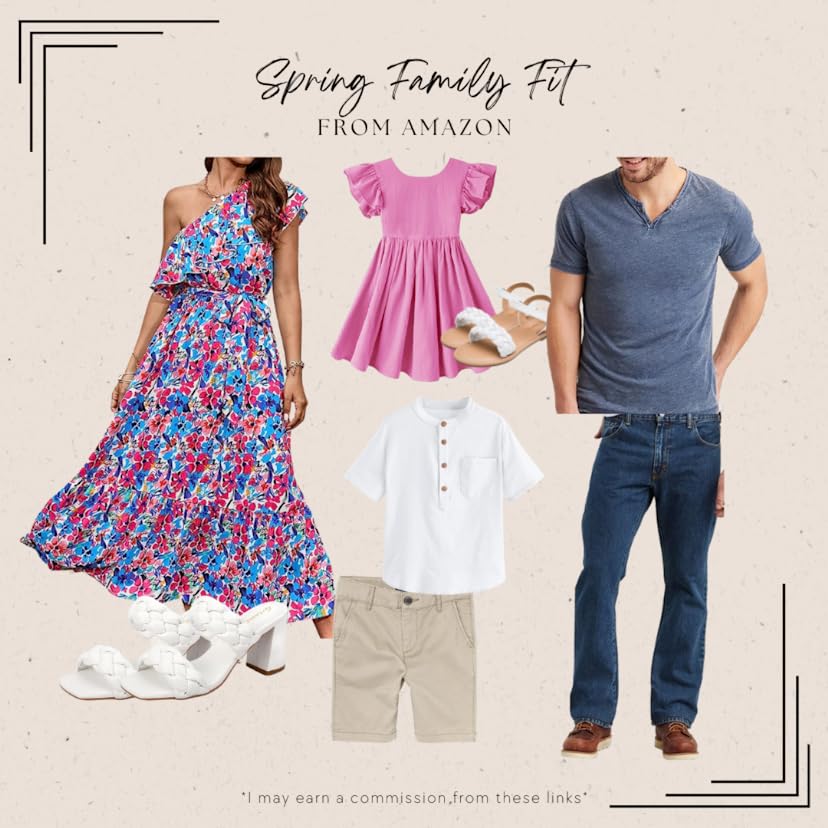 Spring Family Fit. #easterlook #familyphotography #springlook #amazonaffiliate