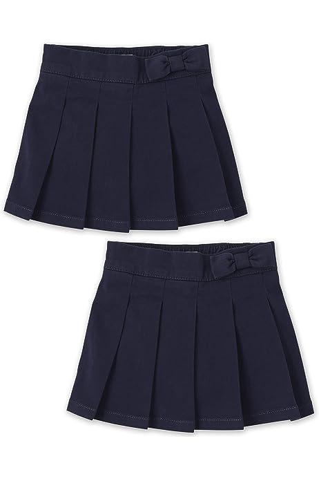 Baby-Girls and Toddler Girls Pleated Skorts
