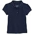 The Children's Place Baby Girls' and Toddler Short Sleeve Ruffle Pique Polo