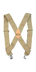 Side Clips Suspenders for Men Heavy Duty 