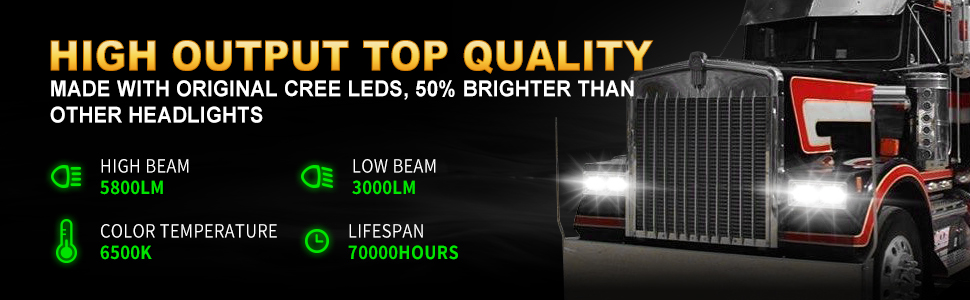 4x6 led headlights DOT approved. 