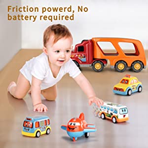 gift for 1 year old boy  trucks for 2 year old boys  boy toys 1-2 years old  toy trucks