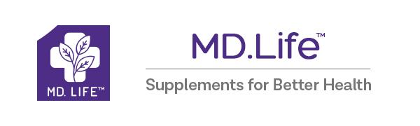 MD.LIFE Supplements for better health.