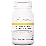Cortisol Manager Allergen Free - Integrative Therapeutics - with Ashwagandha, L-Theanine - Reduces Stress to Support Sleep* - Supports Adrenal Health* - 30 Count
