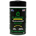 Clenzoil Field &amp; Range Saturated Gun Oil Wipes | Multi-Purpose [ CLP] Cleaner, Lubricant, &amp; Protectant | Approx. 50 (5&quot; x7&quot;) One-Step Gun Cleaning Oil &amp; Lubricant Field Wipes