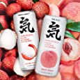 GENKI FOREST Asian-Inspired Flavored Sparkling Water Dual Flavor White Peach( pack of 6)+ Lychee Fizzy( pack of 6), Keto, Atkins, Gluten-free, Low Carb, Vegetarian, Fizzy &amp; Fruity,0 Sugar, 0 Fat, Diet Friendly…