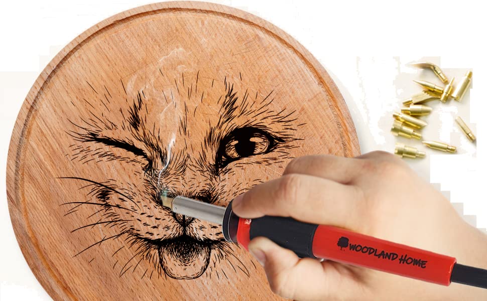 Woodland Home Wood Burning Kit Pyrography Pen