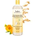 Babo Botanicals Moisturizing Plant-Based 2-in-1 Bubble Bath &amp; Wash - with Organic Calendula &amp; Natural Oat Milk - For Babies, Kids &amp; Adults with Sensitive Skin - Hypoallergenic &amp; Vegan - 15 oz