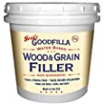 Water-Based Wood &amp; Grain Filler (Trowel Ready) - Mahogany - 1 Quart By Goodfilla | Replace Every Filler &amp; Putty | Repairs, Finishes &amp; Patches | Paintable, Stainable, Sandable &amp; Quick Drying