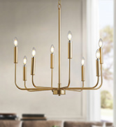 YEDAORL GOLD CHANDELIER