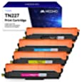 MOOHO Compatible Toner Cartridge Replacement for Brother TN227 TN-227 TN227BK TN223 TN223BK for HL-L3210CW HL-L3290CDW MFC-L3710CW MFC-L3770CDW Printer (Black, Cyan, Magenta, Yellow, 4 Pack)