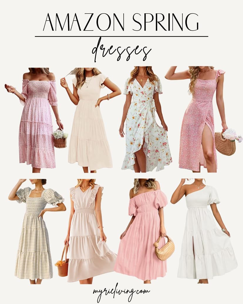Spring has sprung, and these Amazon dresses will have you feeling fresh and fabulous! 🌸🌺 #AmazonFashion #SpringDresses #FloralVibes #AmazonFavorites #SpringStyle #AmazonFinds