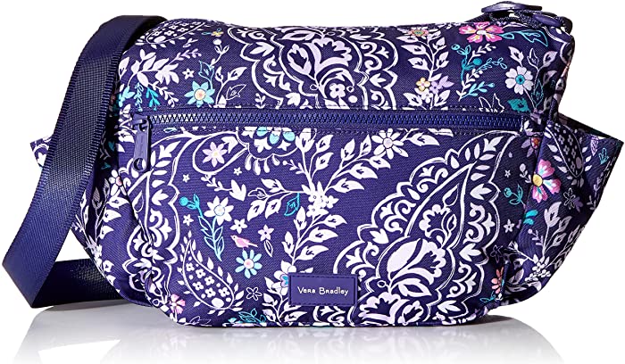 Vera Bradley Recycled Lighten Up Reactive on The Go Crossbody Purse