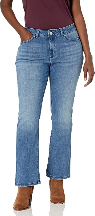 Lee Women's Modern Series Curvy Fit Bootcut Jean with Hidden Pocket