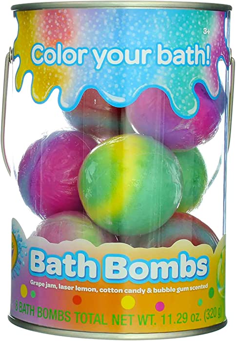 Crayola Bath Bombs Bucket, Scented, 11.29 oz, 8 Ct (6 Pack) (Bundle)