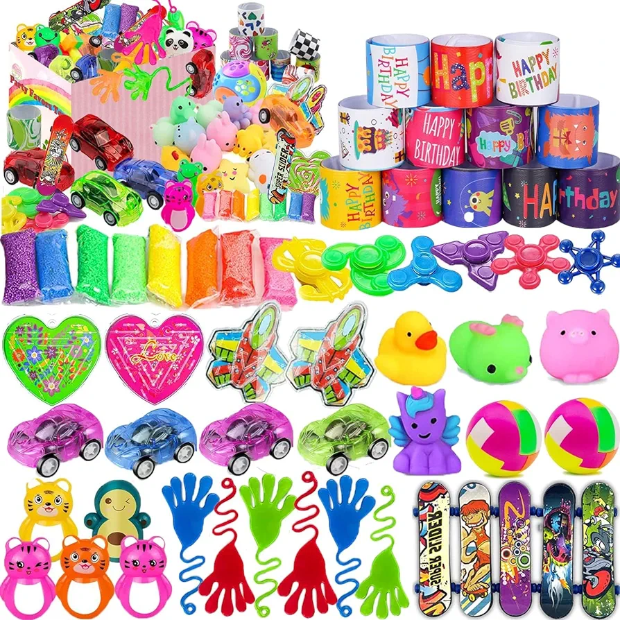 54 PCS Premium Party Favors for Kids 4-8,Goodie Bag Stuffers,Treasure Box Toys,Classroom Prizes,Prize Box Toys,Goody Bag Fillers,Pinata Stuffers,Carnival Prizes,Assortment Toys for Kids Ages 8-12