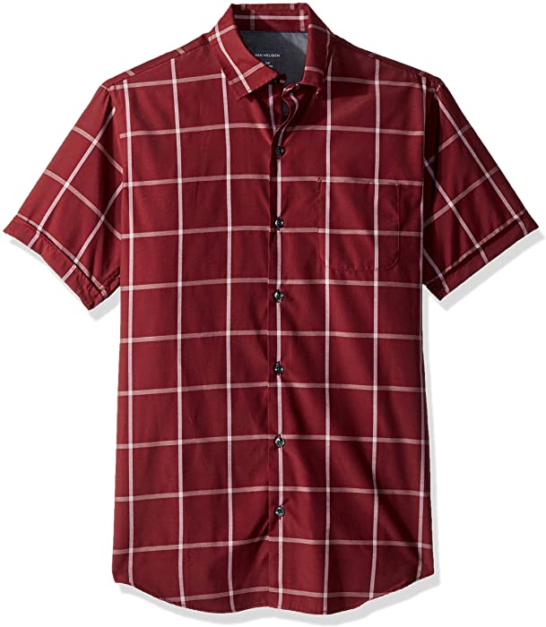 Van Heusen Men's Air Heather Short Sleeve Shirt