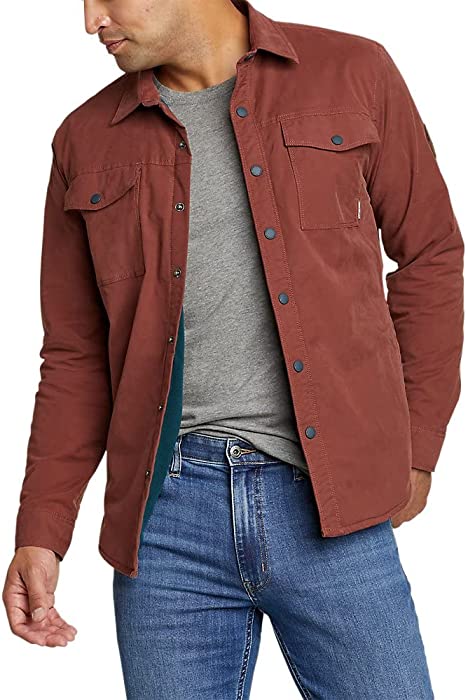 Eddie Bauer Men's Voyager Fleece-Lined Shirt Jacket