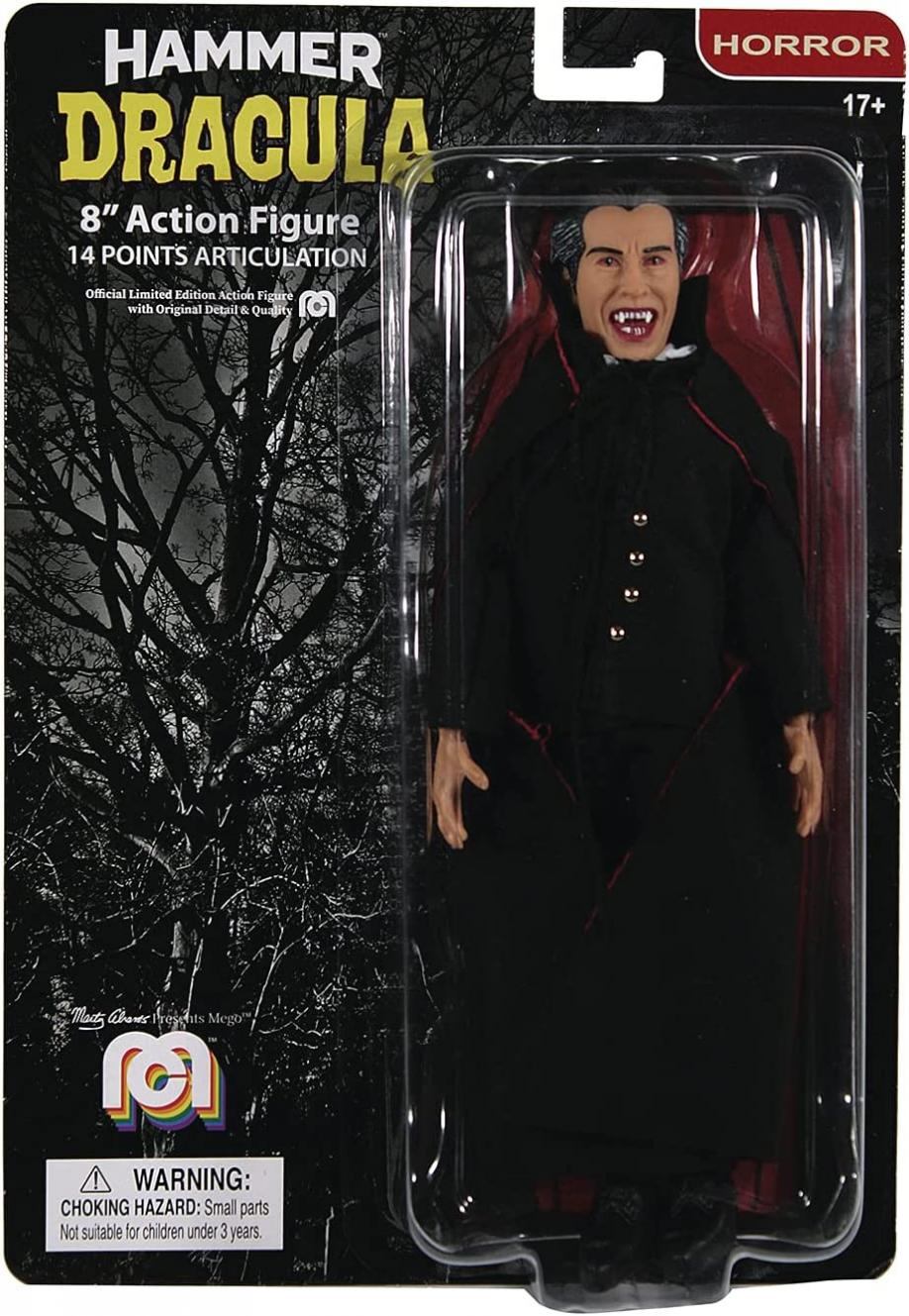 Mego Horror Hammer Dracula 8" Action Figure Multicolor