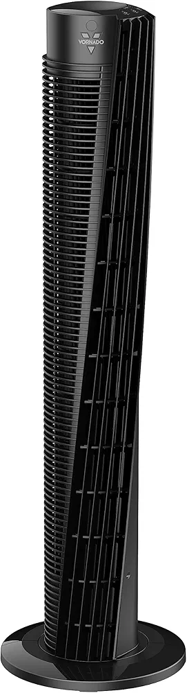 Vornado OSC73 37" Whole Room Air Circulator Tower Fan with Remote Control, Black