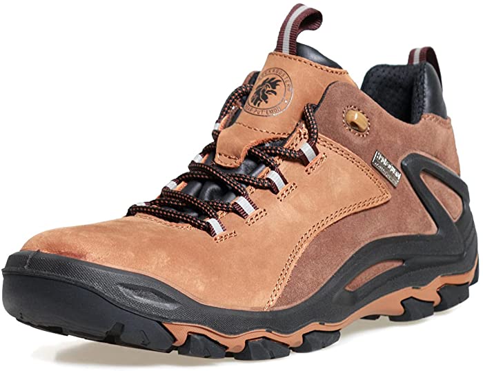 ROCKROOSTER Hiking Shoes for Mens,4 inch Waterproof Trekking Shoes,Non Slip,Soft Toe,Breathable,Lightweight,Anti-Fatigue，KS252 KS253