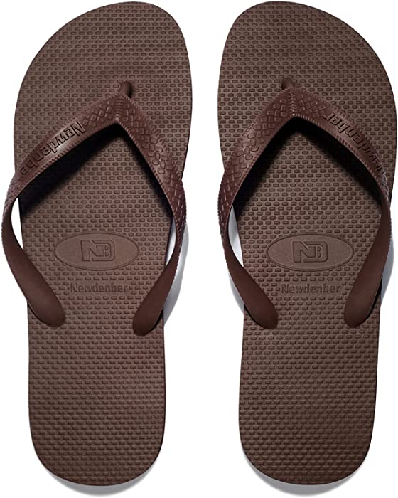 NewDenBer Men's Women's Classical Comfortable EVA Rubber Sandal Flip Flops