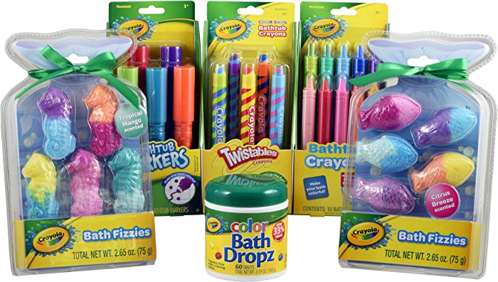 Crayola CrayolaBath Ultimate Bath Time Fun Gift Set Bundle Dropz & More