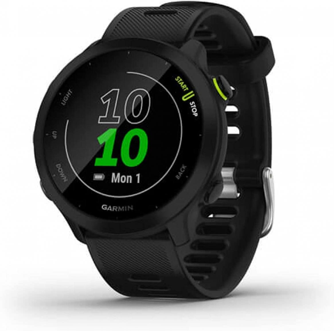 Garmin Forerunner 55, GPS Running Watch with Daily Suggested Workouts, Up to 2 weeks of Battery Life, Black (Renewed)