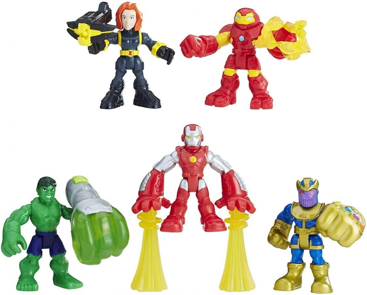 Playskool Heroes Marvel Super Hero Adventures The Power Up Squad , Black