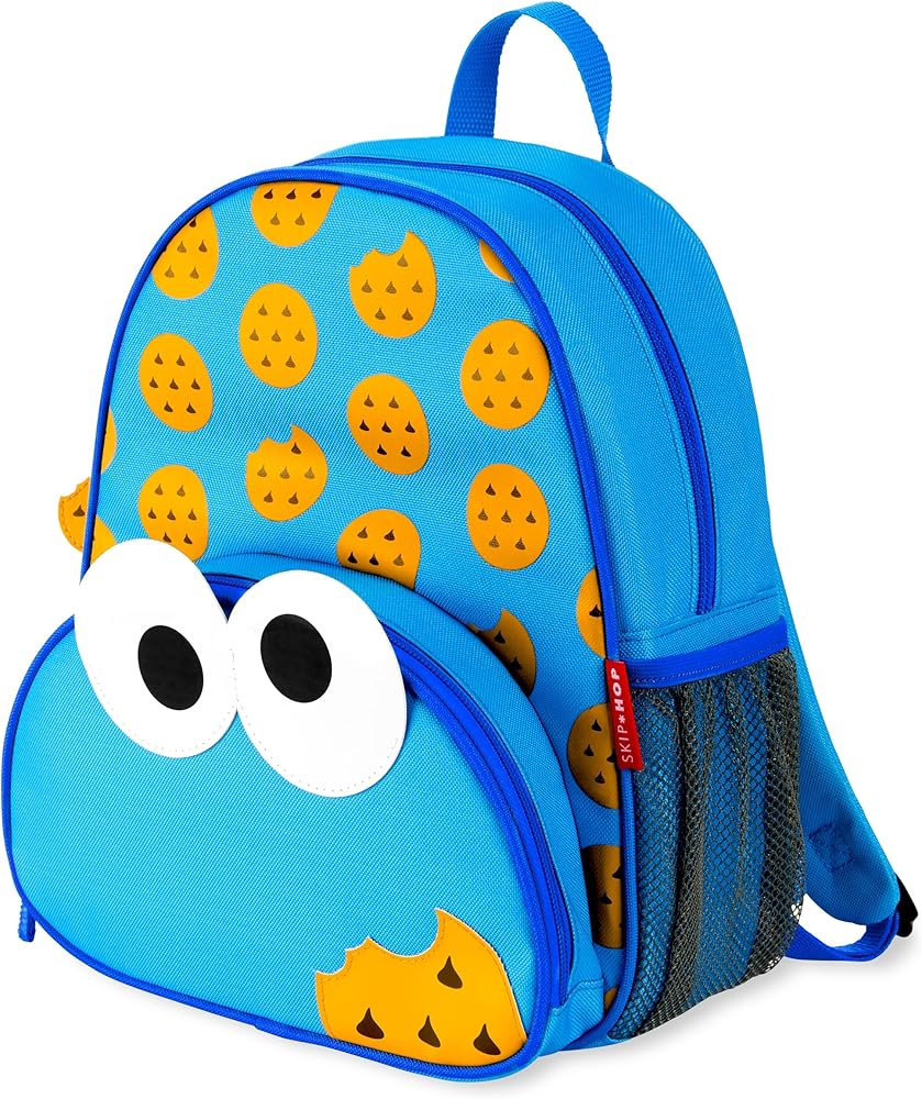 Skip Hop x Sesame Street Toddler Backpack, Preschool Ages 3+, Cookie Monster