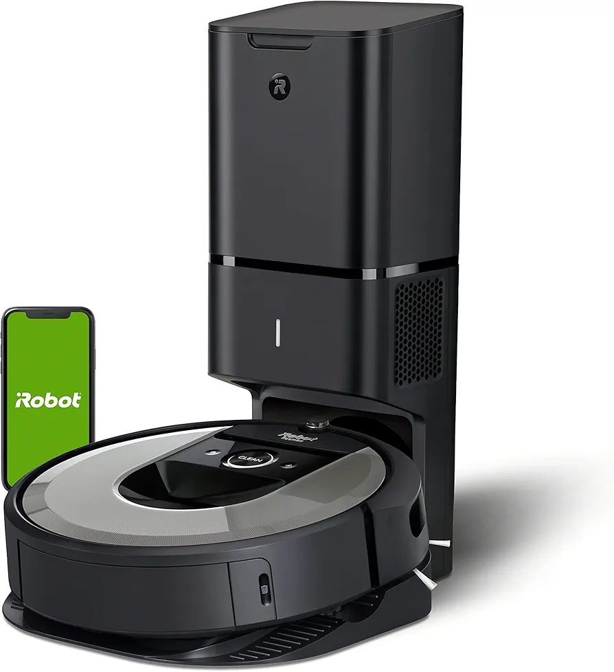 iRobot Roomba i6+ (6550) Robot Vacuum with Automatic Dirt Disposal-Empties Itself for up to 60 Days, Wi-Fi Connected, Works with Alexa, Carpets, Smart Mapping Upgrade - Clean & Schedule by Room