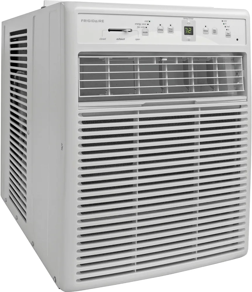 FRIGIDAIRE FFRS1022R1 10000 BTU 115-volt Slider/Casement Room Full-Function Remote Control Window Air Conditioner, 10,000, White