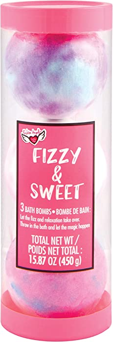 Fashion Angels Fresh Vibes Fizzy & Sweet Bath Bomb Tubes, Assorted Scents, 3 Count (styles will vary)