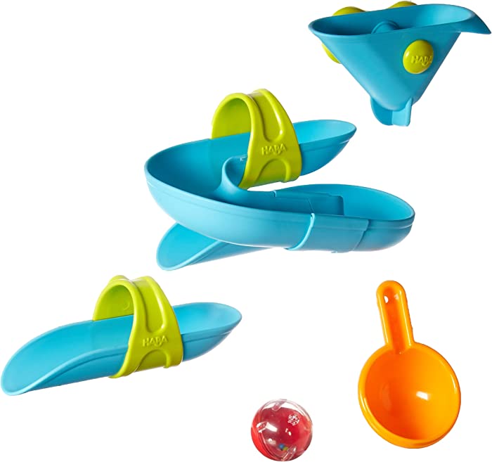 HABA Bathing Bliss Bathtub Ball Track Water Course (5 Piece)