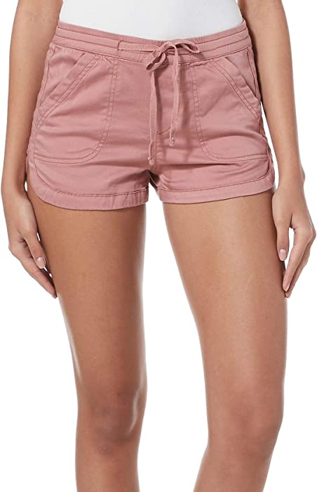 UNIONBAY Women's Maribeth Drawcord Pull-on Soft Sateen Short