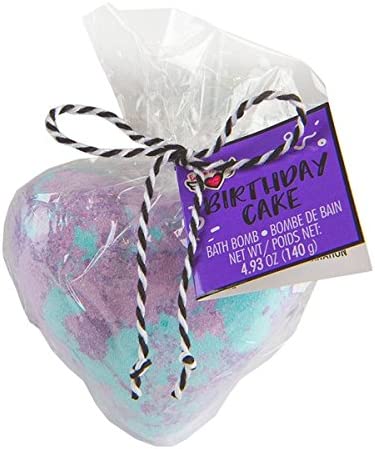 Fashion Angels Fresh Vibes Heart Shaped Bath Bomb Singles, Birthday Cake