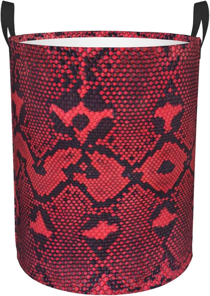 Serpentine Oxford Cloth Laundry Basket,Conveniently Sized For Kitchen,Living Room,Bathroom,And More