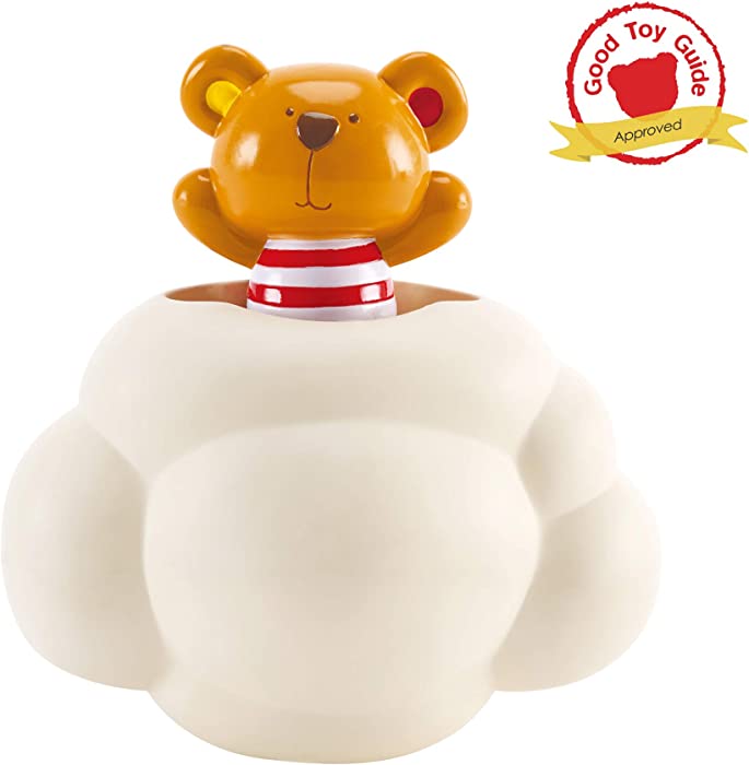 Hape Pop-Up Teddy Shower Buddy | Award Winning Little Fun Baby Bath Toy for Kids