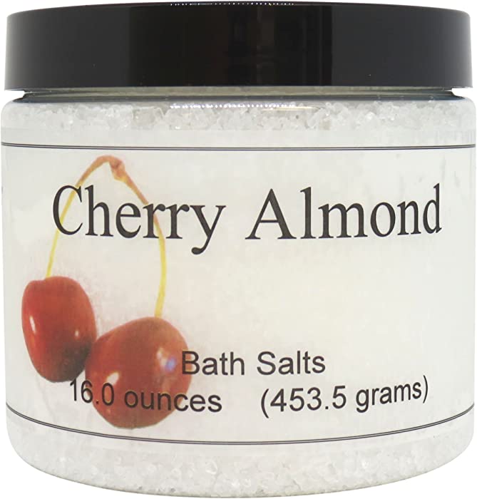 Cherry Almond Bath Salts by Eclectic Lady, 16 ounces