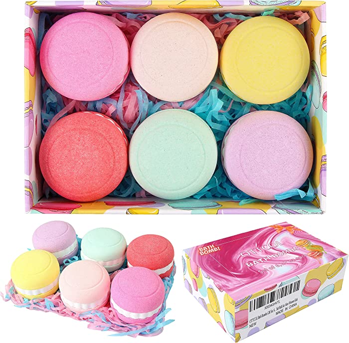 2022 Bath Bombs Gifts (Pack of 6) for Women Mom, Fizzies, Shea & Coco Butter Dry Skin Moisturize, Perfect for Bubble & Spa Bath Handmade Birthday Mothers Day Gifts idea for Her/Him, Wife, Girlfriend