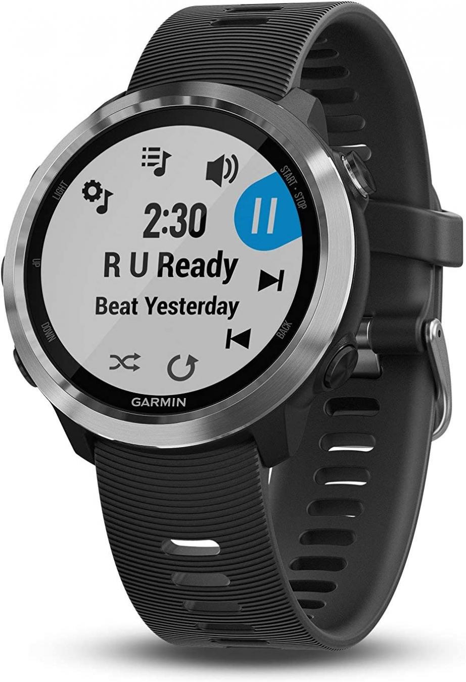 Garmin 010-01863-20 Forerunner 645 Music, GPS Running Watch with Pay Contactless Payments, Wrist-Based Heart Rate and Music, 1.2 inch, Black (Renewed)