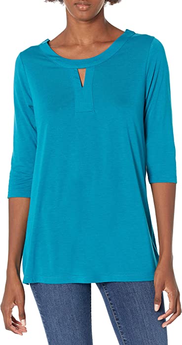 Hanes Women's Lightweight Keyhole Tunic