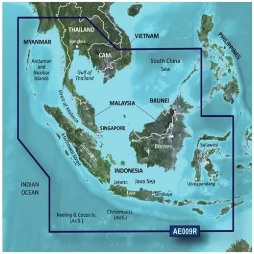 Garmin BlueChart&reg; g2 HD - HXAE009R - Singapore/Malaysia/Indonesia - microSD&trade;/SD&trade;