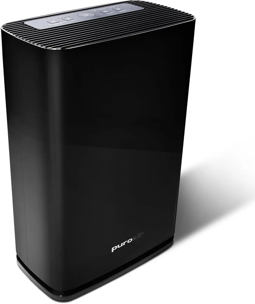 Powerful PuroAir 400 Air Purifier for Home Large Rooms - Covers Up To 2,145 Sq Ft - Filters Up To 99% of Smoke, Pollen, Dust and Common Pollutants - Cleans Air Automatically 24/7 - Based in USA