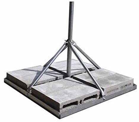 ROHN FRM238SP5 Non-Penetrating Roof Mount - 2.38" OD x 0.154" Wall x 60" Mast