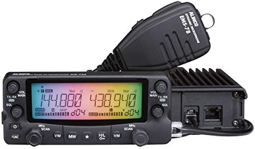 Alinco DR-735T Dual Band VHF/UHF 50W Mobile Transceiver with Dual Receive and Cross-Band Repeat Operation.