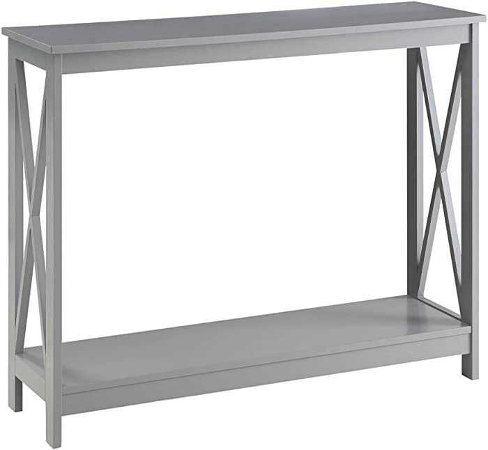 Convenience Concepts Oxford Console Table, Gray